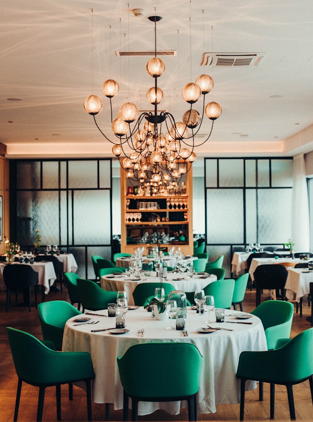 Leeres Restaurant unter der Woche