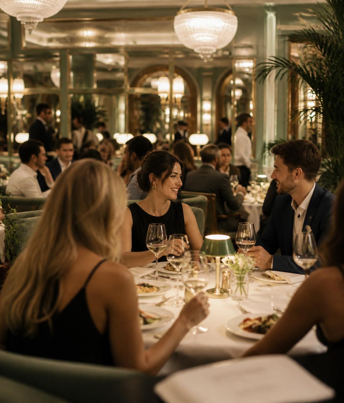 Volles Restaurant unter der Woche